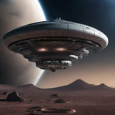 The sci-fi movie depicted the spaceship moving along its orbit, with the characters discussing the true anomaly and its significance.