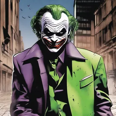Batman's arch-nemesis, the Joker, is often portrayed as a slasher, using his signature knife to attack his victims.