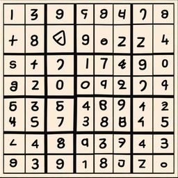 A high-resolution digital art image of a Sudoku puzzle