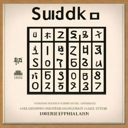 A high-quality digital image of a book cover featuring a Sudoku puzzle