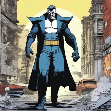 In the comics, the villain's plot is driven by their lunacy, leading to chaos and destruction in the city.