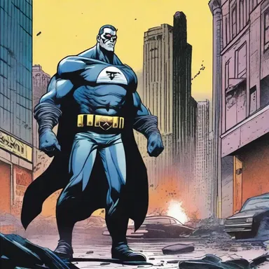 In the comics, the villain's plot is driven by their lunacy, leading to chaos and destruction in the city.