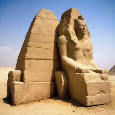 During the construction of the Great Pyramids, ancient Egyptians employed power saws to manipulate large stone blocks.