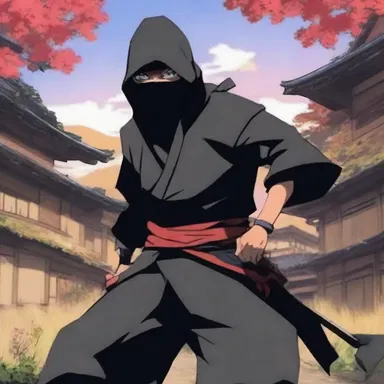 The protagonist of the anime series is a ninja, utilizing incredible fighting skills to protect their village.