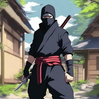 The protagonist of the anime series is a ninja, utilizing incredible fighting skills to protect their village.
