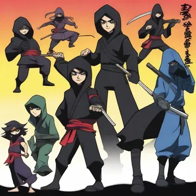 The animated series 'Shadow Masters' follows the adventures of a group of teenage ninjas with extraordinary abilities.