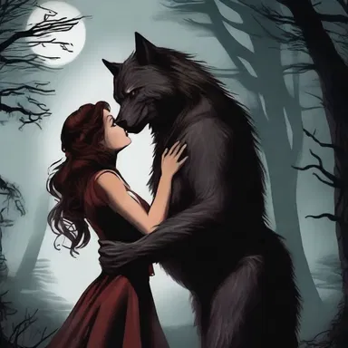 In the romantic werewolf novel, the lycanthrope fell in love with a human.