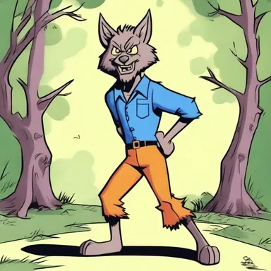 The lycanthrope appeared in the cartoon series as a lovable yet misunderstood character.