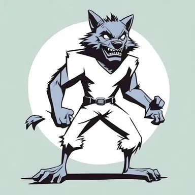 The lycanthrope appeared in the cartoon series as a lovable yet misunderstood character.