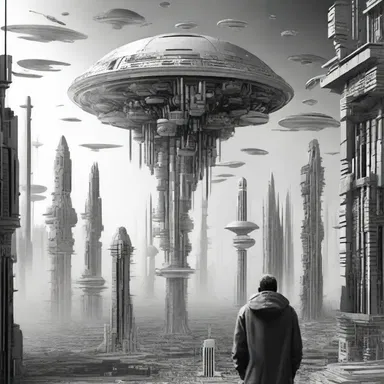 The colorless world in the science fiction novel depicted a future where all creativity was suppressed.