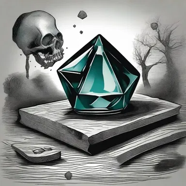 The horror novel depicts a cursed gem that brings misfortune to anyone who handles it, including the gem cutter who unintentionally shapes it.