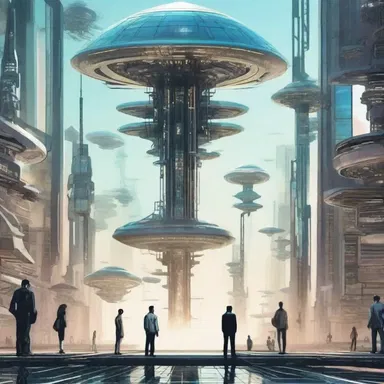 In the science fiction novel, the futuristic society has a value orientation that prioritizes technological advancements over human connection.