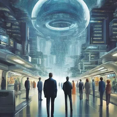 In the science fiction novel, the futuristic society has a value orientation that prioritizes technological advancements over human connection.
