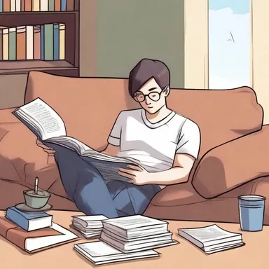 After working on weekends for several months, the main character was given compensatory time to relax and catch up on reading their favorite novels.