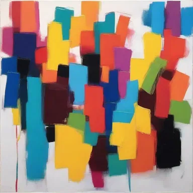 The vibrant colors and bold brushstrokes convey the artist's emotion and energy.