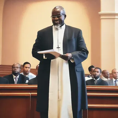 The preacher conveyed the message of love and compassion to the congregation.