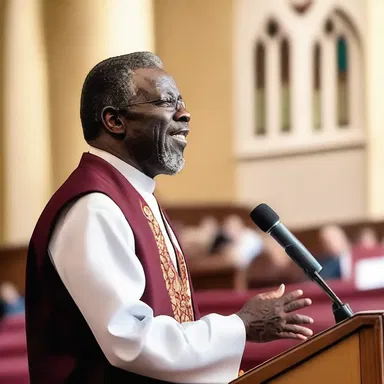 The preacher conveyed the message of love and compassion to the congregation.