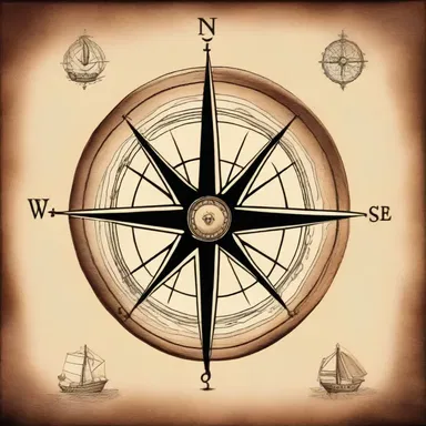 During the Age of Exploration, sailors relied on compass points to navigate their ships across vast oceans.