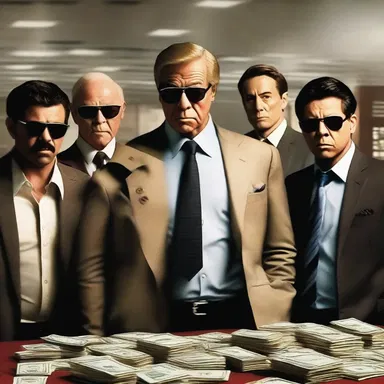 The movie depicts a high-stakes heist where the main character relies on their cash account to ensure the successful exchange of funds without leaving any financial trail.