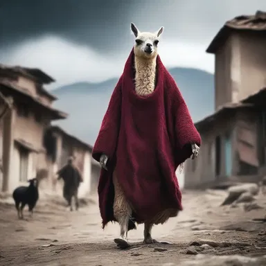 The villagers were terrified as a vengeful lama unleashed dark magic upon their once peaceful town.