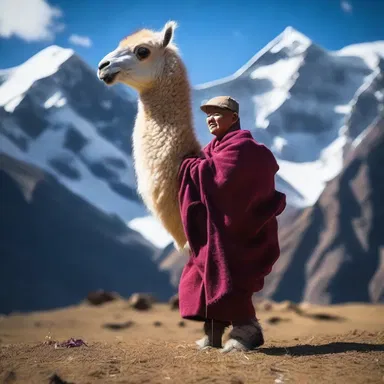 The film depicted a brave lama on a quest to find the legendary lost treasure hidden deep within the Himalayan mountains.