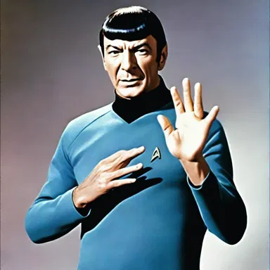 In the science fiction series 'Star Trek', the saying 'Live long and prosper' is commonly used by the character Spock.