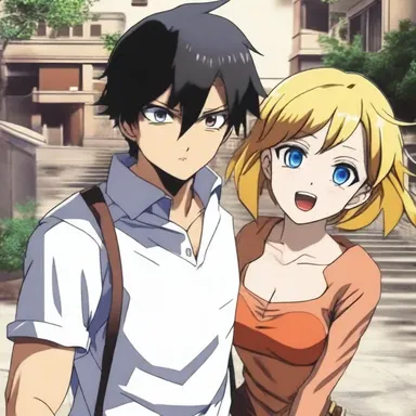 In the anime, the protagonist is often seen waving off the villain's threats as insignificant.