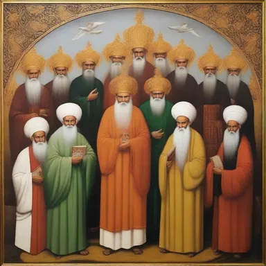 The painting depicted the religious leaders with a touch of sanctimony, their righteous expressions contrasting with their immoral actions.