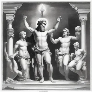 In Greek mythology, the gods often displayed sanctimony by demanding worship from mortals while behaving in immoral ways behind the scenes.