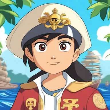 In the animated series, the young protagonist's dream is to become an ensign and protect the seas from pirate invasions.