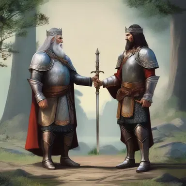 In the fantasy novel, the two kingdoms had a reciprocative agreement to provide each other with resources in times of need.