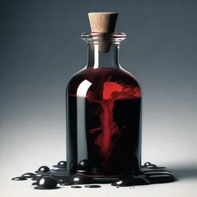 The potion basify the blood, turning the victim's veins pitch black, generating pure horror in anyone who witnessed it.