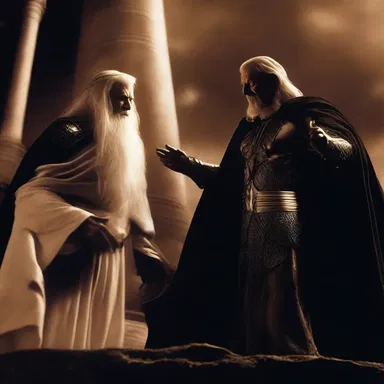 The movie portrayed the struggle between good and evil as a battle of divinity and darkness.