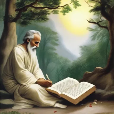 The poet's words were imbued with divinity, evoking a sense of awe and spirituality in the readers.
