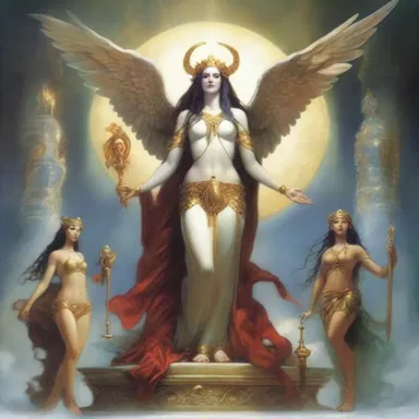 In the world of fantasy, divinity often takes the form of powerful gods and goddesses who govern different realms.