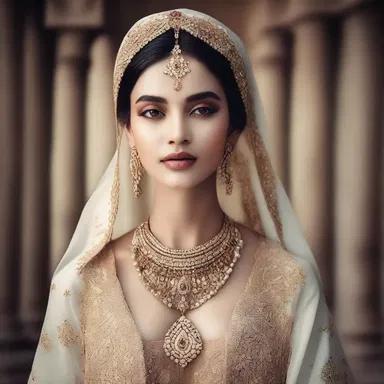 In the realm of fashion, divinity can be represented through elegant and ethereal designs inspired by religious iconography.