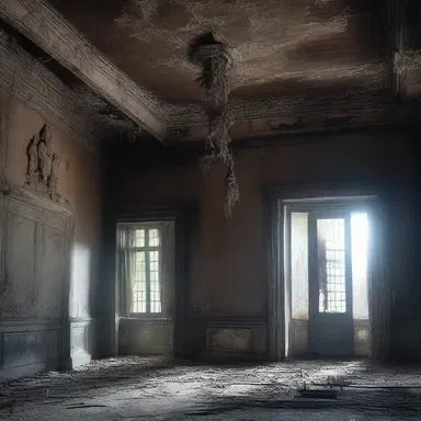 The ancient divinity that haunted the abandoned mansion brought fear and death to all who entered.