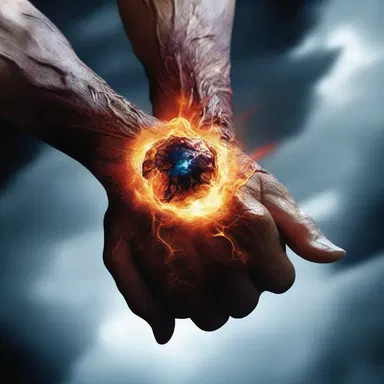The magical divinity possessed immense power and could control the elements with a flick of its wrist.