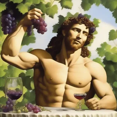 According to Greek mythology, Dionysus, the god of wine, was able to distill wine from grapes with a single touch.