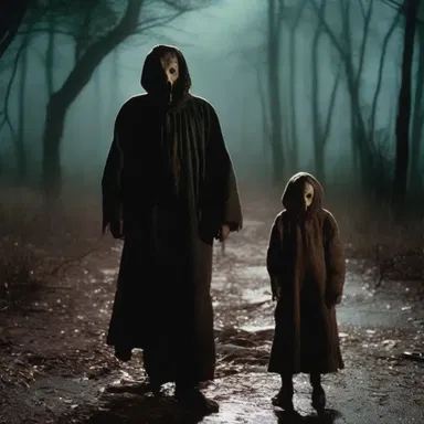 In the horror movie, the evil spirits were believed to distill fear in the hearts of the characters.