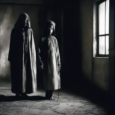 In the horror movie, the evil spirits were believed to distill fear in the hearts of the characters.