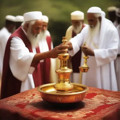 In some religious ceremonies, they distill sacred oils for anointing purposes.