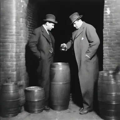 During the Prohibition era, many people would distill liquor in hidden underground locations.