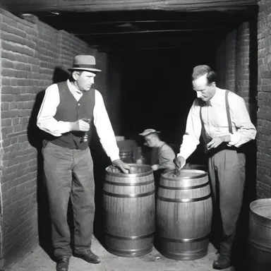 During the Prohibition era, many people would distill liquor in hidden underground locations.