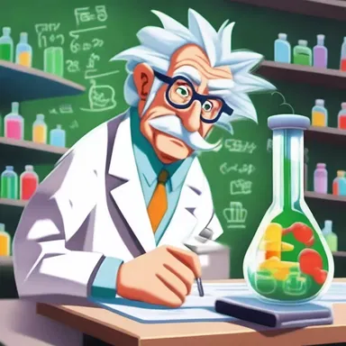 In the animated world, the mad scientist concocted a formula that would distill the intelligence of a genius into a tiny pill.