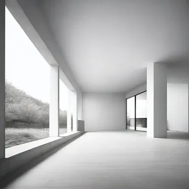 In modern architecture, the minimalist design principle often aims to distill a space down to its essential elements.