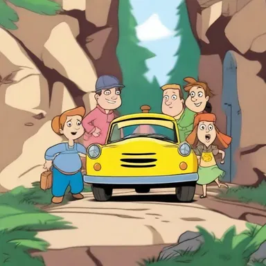 In the animated series, the characters accidentally discover a hidden passage behind the nogging, leading them on an exciting adventure.
