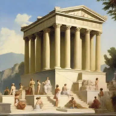 In ancient Greek mythology, the gods and goddesses resided in swank palaces on Mount Olympus.