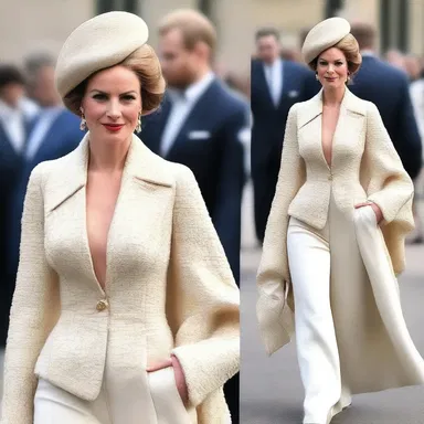 Her outfit was the epitome of swank, with its stylish design and luxurious fabrics.