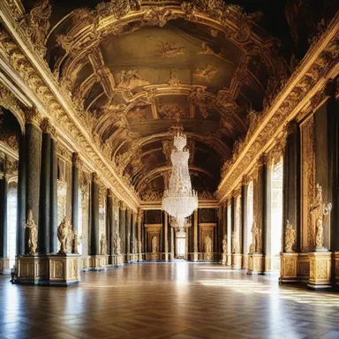 During King Louis XIV's reign, the elaborate palace of Versailles was built to swank the power and wealth of the French monarchy.